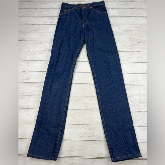 Levi’s Vintage USA Made Orange Tab 505 Straight Jeans 30x34 - Picture 2 of 13